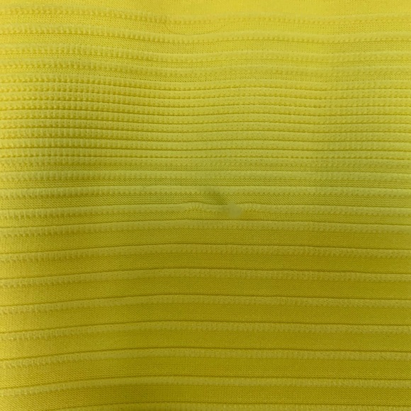 XOXO | NWT Ribbed Yellow Stretch Pencil Midi Wiggle Skirt Size Extra Small - Picture 3 of 4